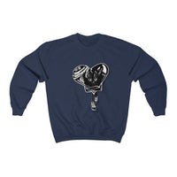 Black Heart 🖤 Unisex Heavy Blend™ Crewneck Sweatshirt