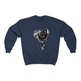 Black Heart 🖤 Unisex Heavy Blend™ Crewneck Sweatshirt