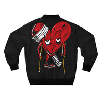 LOVE hurts ❤️‍🩹 (small front logo) BLACK Bomber Jacket