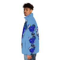 COLD heated 🥶💙 light blue Puffer Jacket