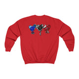 LOVE trio ❤️‍🩹🖤💙 Unisex Heavy Blend™ Crewneck Sweatshirt
