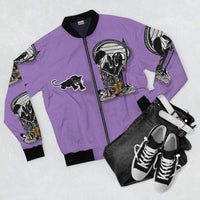 Black PANTHER  🖤🐆  Purple  Bomber Jacket