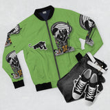 Black PANTHER  🖤🐆  Light green Bomber Jacket