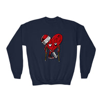 LOVE hurts ❤️‍🩹Youth Crewneck Sweatshirt