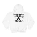 MALCOLM X ❌ Any Means Necessary Unisex Heavy Blend™ Crewneck Sweatshirt
