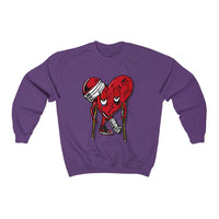 LOVE hurts ❤️‍🩹 Unisex Heavy Blend™ Crewneck Sweatshirt