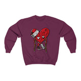 LOVE hurts ❤️‍🩹 Unisex Heavy Blend™ Crewneck Sweatshirt