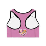 LOVE ❤️ Pink Sports Bra
