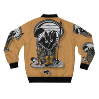 Black PANTHER  🖤🐆  Light Brown Bomber Jacket