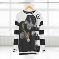 NIPSEY 🏁 Black/white Unisex Sweatshirt