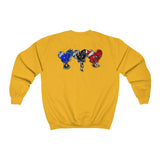 LOVE trio ❤️‍🩹🖤💙 Unisex Heavy Blend™ Crewneck Sweatshirt