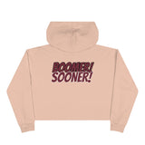 Boomer Sooner 🏈 OU Crop Hoodie