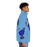 COLD heated 🥶💙 light blue Puffer Jacket
