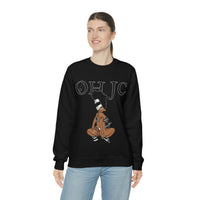GOOD knees 🧎🏾‍♀️🐼 black/white Heavy Blend™ Crewneck Sweatshirt
