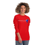 Cold HEARTED 🥶💙 small logo Premium Unisex Changer Sweatshirt