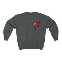 LOVE hurts Small logo ❤️‍🩹 Unisex Heavy Blend™ Crewneck Sweatshirt