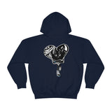“DIFFERENT” BLACK heart 🖤 Unisex Heavy Blend Hoodie