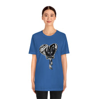 BLACK heart 🖤 Unisex Jersey Short Sleeve Tee