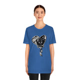 BLACK heart 🖤 Unisex Jersey Short Sleeve Tee
