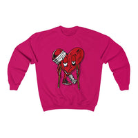 LOVE hurts ❤️‍🩹 Unisex Heavy Blend™ Crewneck Sweatshirt