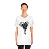 BLACK heart 🖤 Unisex Jersey Short Sleeve Tee