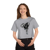 BLACK heart 🖤 Champion Women's Heritage Cropped T-Shirt