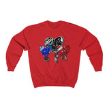 LOVE trio ❤️‍🩹🖤💙 Unisex Heavy Blend™ Crewneck Sweatshirt
