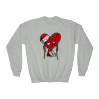 LOVE hurts ❤️‍🩹Youth Crewneck Sweatshirt