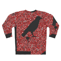 RED bandana print 🩸 Unisex Sweatshirt