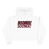 Boomer Sooner 🏈 OU Crop Hoodie