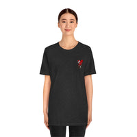 LOVE hurts ❤️‍🩹 small front logo Unisex Jersey Short Sleeve Tee