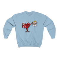 No LOVE 🚫❤️‍🩹 Unisex Heavy Blend™ Crewneck Sweatshirt