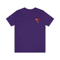 LOVE hurts ❤️‍🩹 small front logo Unisex Jersey Short Sleeve Tee