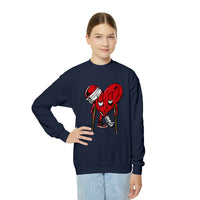 LOVE hurts ❤️‍🩹Youth Crewneck Sweatshirt