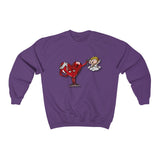 No LOVE 🚫❤️‍🩹 Unisex Heavy Blend™ Crewneck Sweatshirt