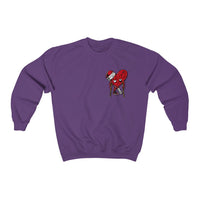 LOVE hurts Small logo ❤️‍🩹 Unisex Heavy Blend™ Crewneck Sweatshirt