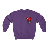LOVE hurts Small logo ❤️‍🩹 Unisex Heavy Blend™ Crewneck Sweatshirt