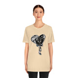 BLACK heart 🖤 Unisex Jersey Short Sleeve Tee
