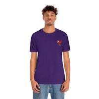 LOVE hurts ❤️‍🩹 small front logo Unisex Jersey Short Sleeve Tee