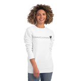 BLACK heart 🖤 small logo Premium Unisex Changer Sweatshirt