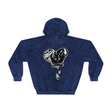 “DIFFERENT” BLACK heart 🖤 Unisex Mineral Wash Hoodie