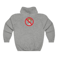 No LOVE 🚫❤️‍🩹 Unisex Heavy Blend™ Hooded Sweatshirt