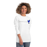 Cold HEARTED 🥶💙 small logo Premium Unisex Changer Sweatshirt