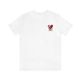 LOVE hurts ❤️‍🩹 small front logo Unisex Jersey Short Sleeve Tee