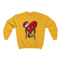 LOVE hurts ❤️‍🩹 Unisex Heavy Blend™ Crewneck Sweatshirt