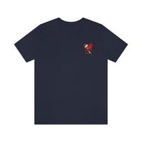 LOVE hurts ❤️‍🩹 small front logo Unisex Jersey Short Sleeve Tee