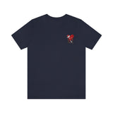 LOVE hurts ❤️‍🩹 small front logo Unisex Jersey Short Sleeve Tee