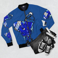 Cold HEARTED 🥶💙 Blue Bomber Jacket