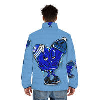 COLD heated 🥶💙 light blue Puffer Jacket
