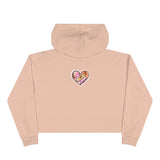 Broken heart 💔 Crop Hoodie